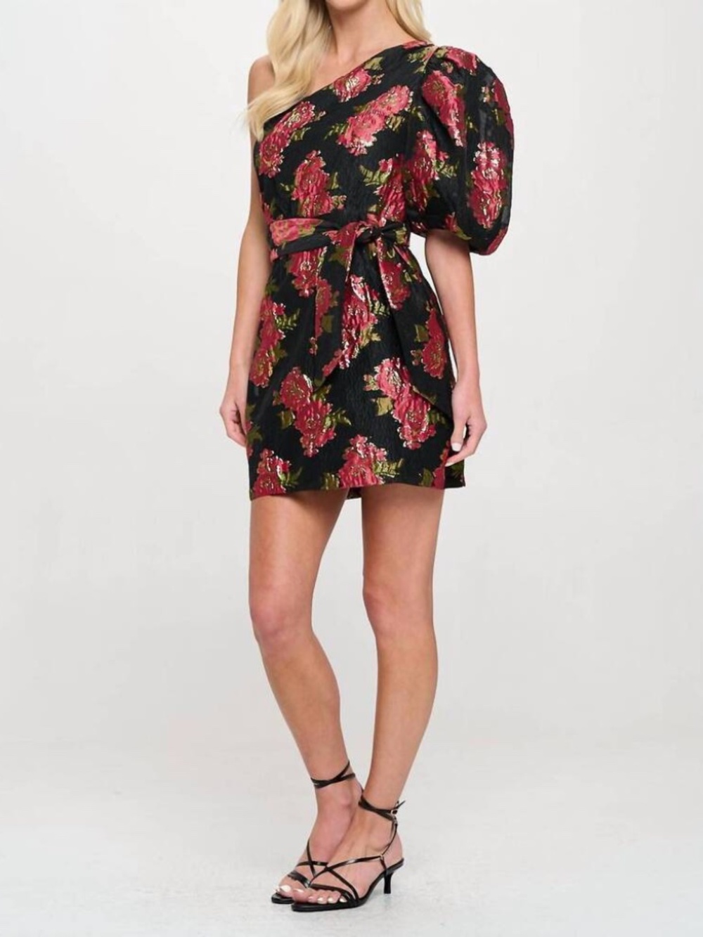 Meet Me In Santorini One Shoulder Mini Dress - size M